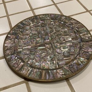 Source Unknown Iridescent Mosaic Tray